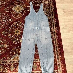 NWT Free People denim overalls